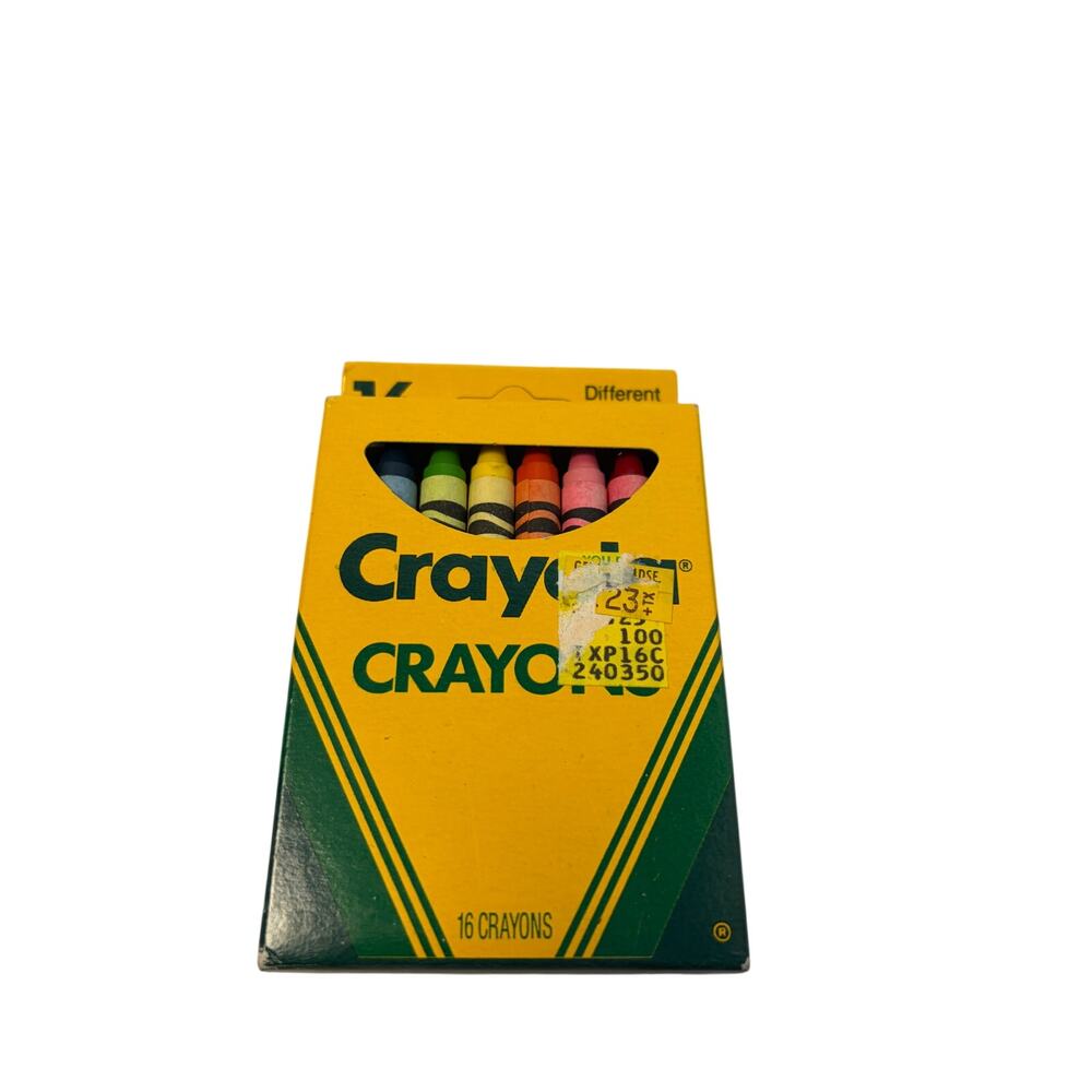 VTG Crayola crayons 16 pack, Binney & Smith 1990, never used